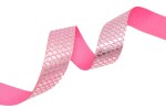 Taśma dekoracyjna "Rybia Łuska" 22mm RÓŻOWA