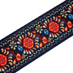 Taśma Nośna Gładka Drukowana Dwustronna 50mm FOLK