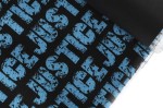 Tkanina drukowana PVC wzór: D30 - "Justice Blue"