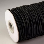 Guma okrągła CZARNA 3 mm