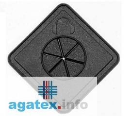 Naszywka z otworem na kabel  "KWADRAT"