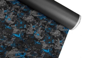 Printed fabric polyester PVC - D27