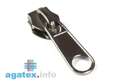 suwak do taśmy suwakowej główka non-lock G9 nikiel agatex.jpg