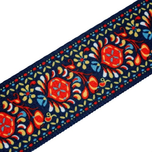 taśma poliestrowa  poliester 100% pes folk folklor ludowa kwiaty kwiat kolorowa kolorowy agatex (1).jpg