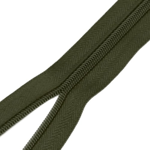 taśma suwakowa #5 nr 50 ciemna oliwka agatex.jpg