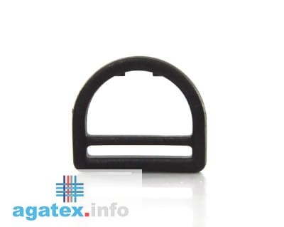 półkole kaletnicze z regulacją 25mm czarne agatex.jpg