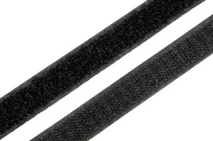 Velcro tape  16mm (hook & loop) BLACK 