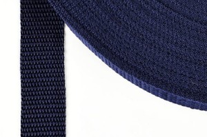 Plain Webbing Tape 25mm DARK BLUE