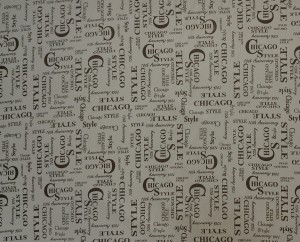 Printed fabric polyester PVC - D18