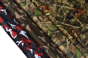 Camouflage fabric Polyester PVC - M15