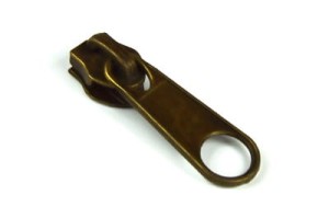 Non lock slider #5 OLD GOLD
