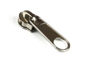 Non lock slider  #8 NICKEL