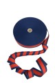Taśma Nośna  Lamówka  Tkana Lampasowa 3 PASY Dwustronna Dwukolorowa GRANAT-CZERWONY-GRANAT 30mm nr 6 agatex agatex.info (4).jpg