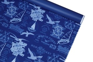 Printed fabric polyester PVC - D26  