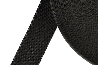taśma lamówkowa lamówka dziana 30mm czarna agatex.jpg