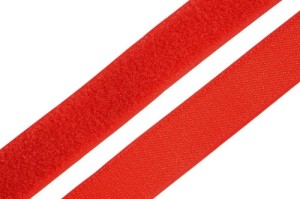 Velcro tape  30mm (hook & loop) ORANGE RED