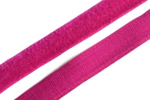Velcro tape  20mm (hook & loop) FUCHSIA / PURPLISH RED
