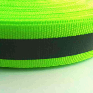 Taśma odblaskowa ŻÓŁTO - SZARA 24mm