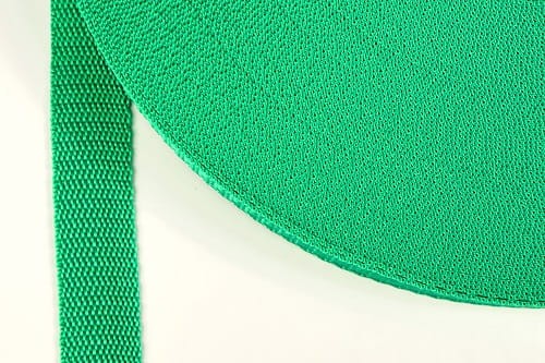 taśma nośna gładka 20mm zielona agatex.jpg