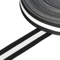 Taśma Nośna  Lamówka  Tkana Lampas 3 PASY Dwustronna BLACK&WHITE czarno-biała  30mm agatex.info agatex (3).jpg