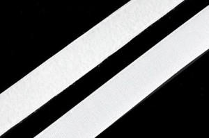 Velcro tape  30mm (hook & loop) WHITE