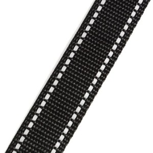 Taśma Nośna Gładka z przeszyciem odblaskowym 20mm  