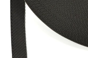 Herringbone Webbing Tape 20mm BLACK