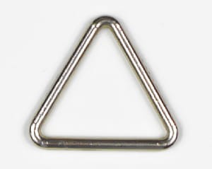 Metal triangle ring buckle / Tri loop 40mm 