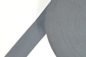 Knitted Trimming Tape 25mm GREY 
