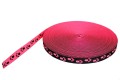 Taśma Nośna Gładka Dwustronna 15mm Zwierzak Neon RÓŻOWA agatex agatex.info.jpg