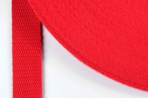 Plain Webbing Tape 40mm RED