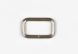 Metal rectangular loop ring 25mm - 3,5mm wire