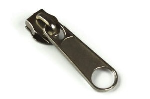 Non lock slider #5 NICKEL