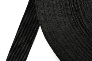 Canvas Trimming Tape 25mm BLACK
