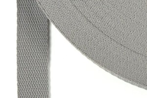 Plain Webbing Tape 40mm GREY