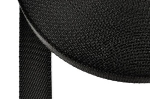 Herringbone Webbing Tape 40mm BLACK